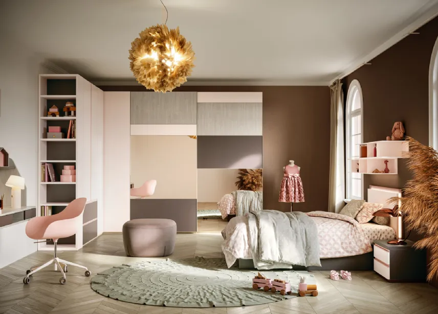 cameretta letto singolo Giessegi