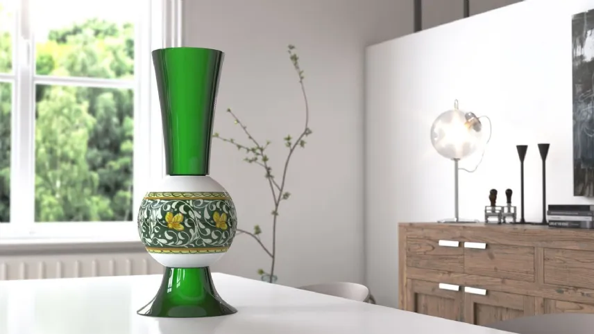 Concepticon - Castelli Di Ceramica: vaso fatto a mano in ceramica