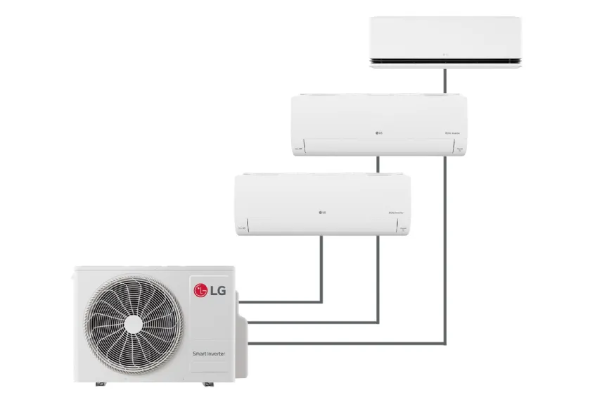 LG - Dualcool: 9000+9000+12000 BTU