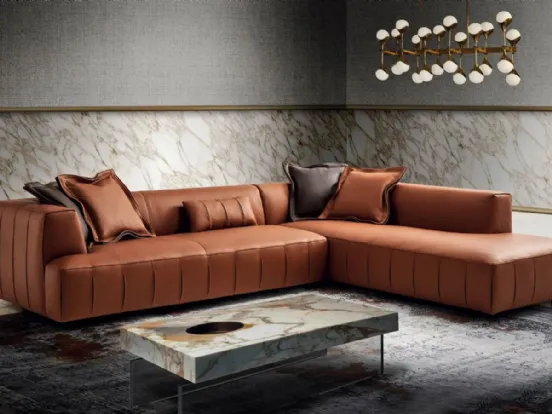 Divano in pelle Roxy di Gurian