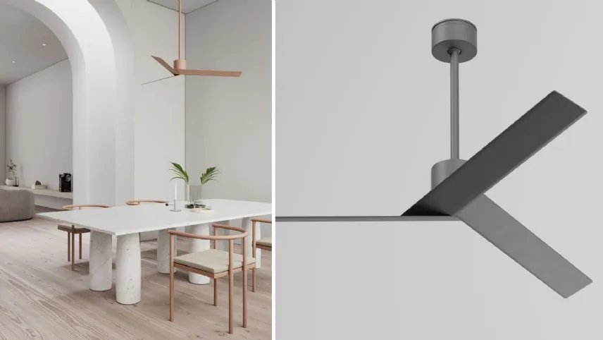 Kettal - Superfan: ventilatore da soffitto in alluminio
