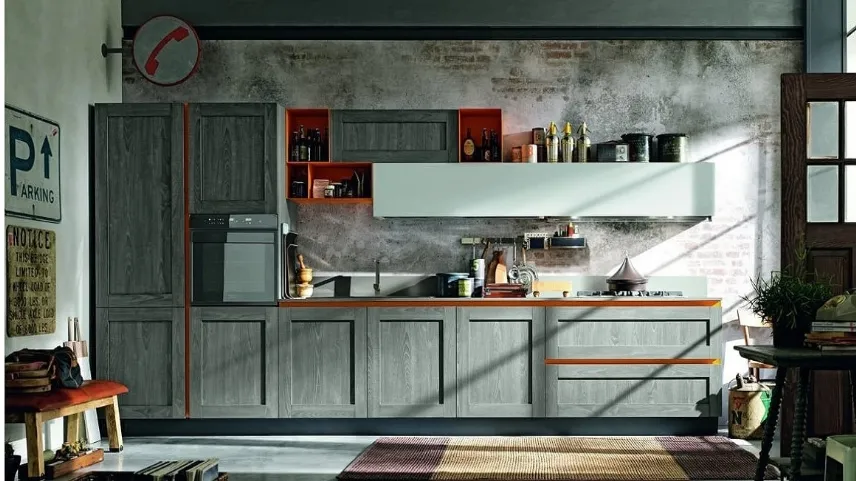 Modello di cucina della collezione City di Stosa