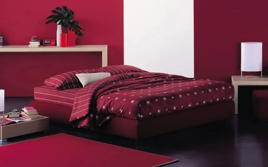 letto matrimoniale flou