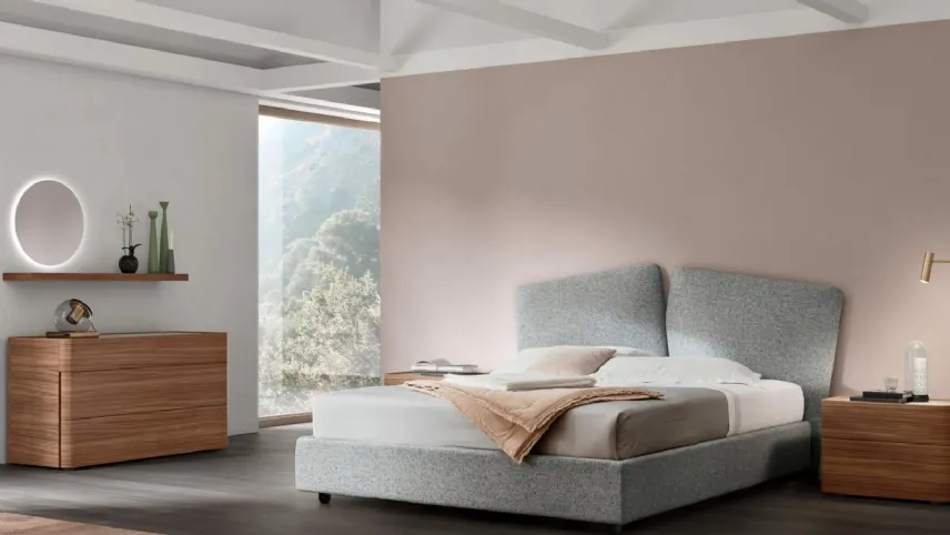 Maronese - Letto Love, in tessuto o ecopelle