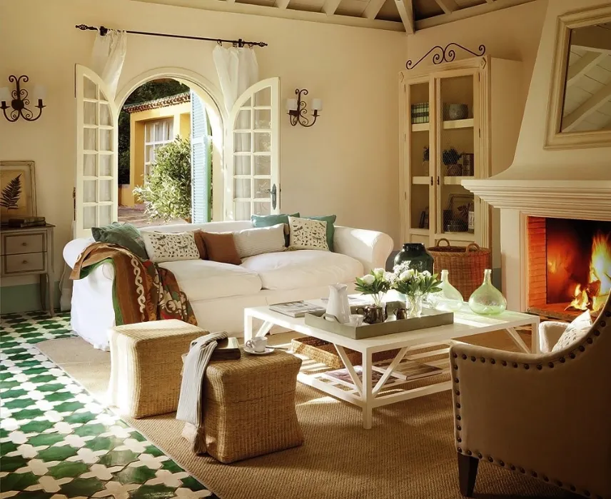 arredamento country moderno