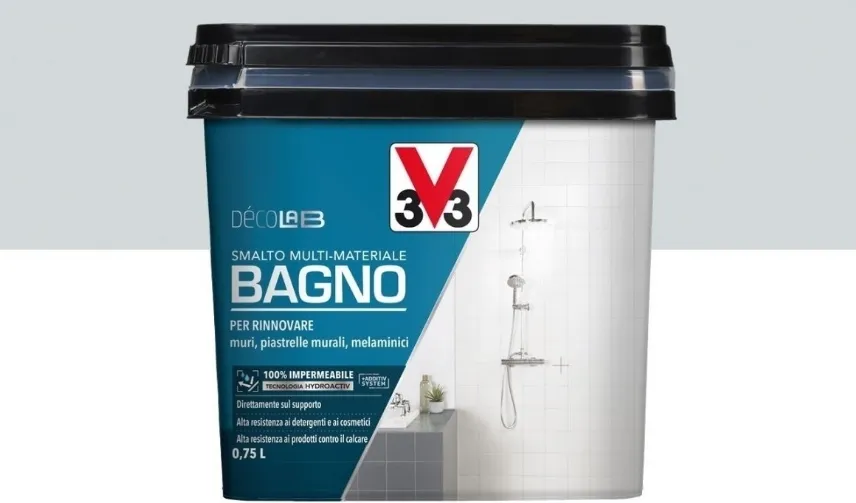 Smalto per rinnovare le piastrelle del bagno – V33
