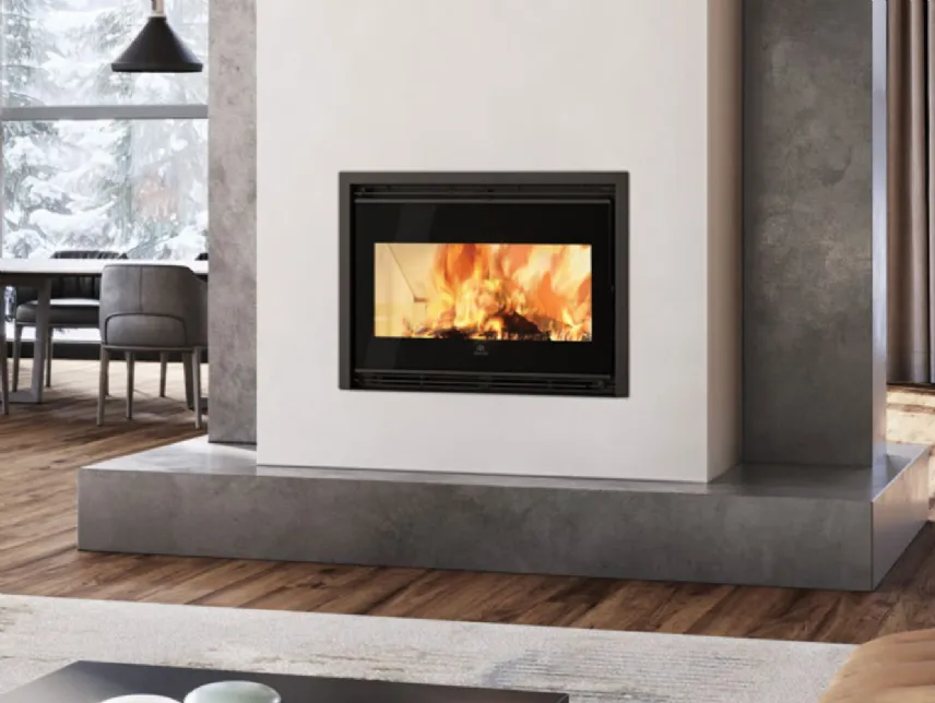 Inserto a legna canalizzabile Firebox Evo 65 di EdilKamin