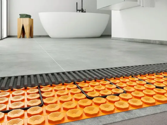 Schlüter®-DITRA-HEAT di Schlüter-Systems, utilizzabile sia a pavimento che a  parete