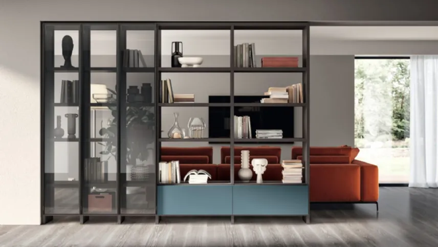 Sistema parete Fluida di Scavolini