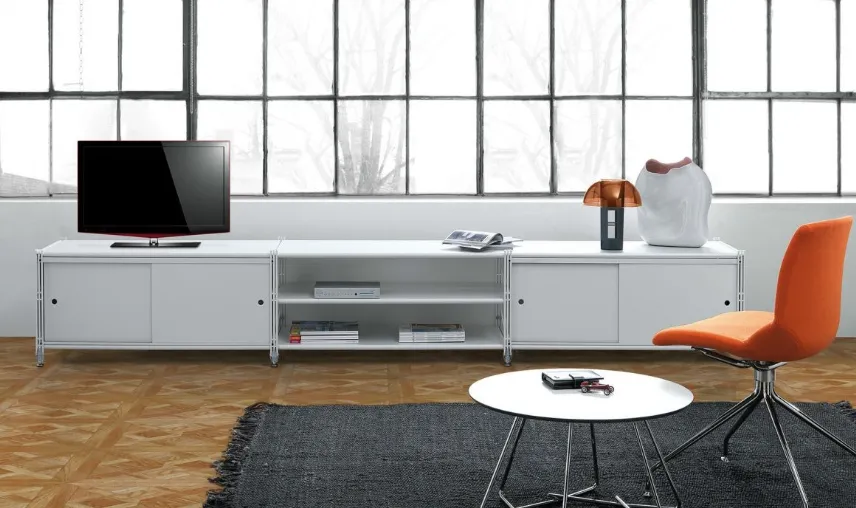 Mobile tv laccato Socrate Home by Caimi Brevetti