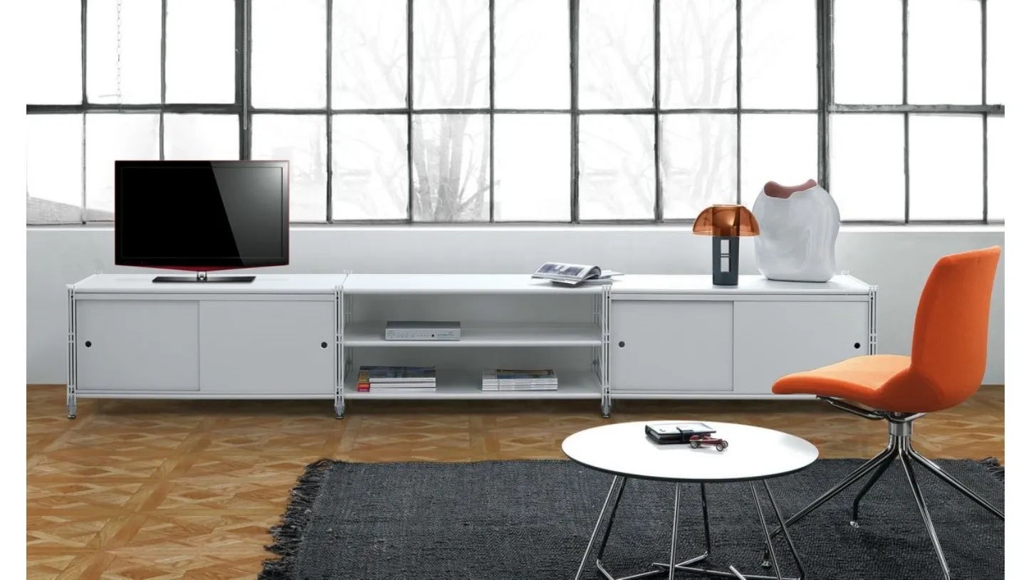 Mobile tv laccato Socrate Home by Caimi Brevetti